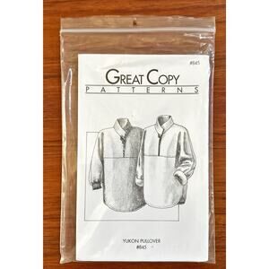 UNCUT Great Copy #845 Sewing pattern womens Yukon Pullover jacket, size XS-XL